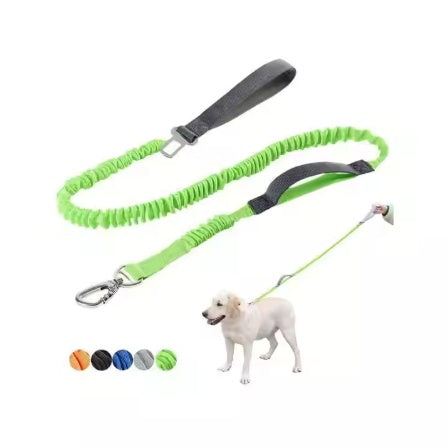 YT Pet Dog Leash, Shock Absorbing Heavy Duty with Padded Handles
