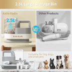 5-in-1 Pet Grooming Kit with Vacuum & Low Noise Suction