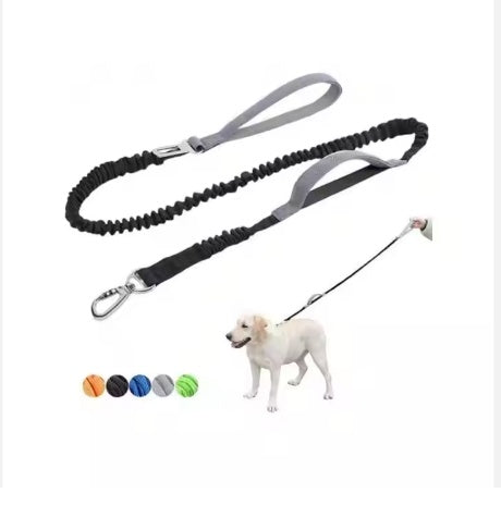 YT Pet Dog Leash, Shock Absorbing Heavy Duty with Padded Handles
