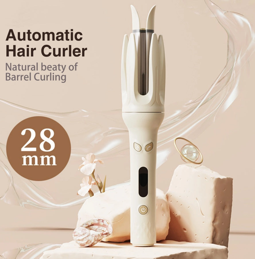 28mm Automatic Hair Curling Iron Smooth, Healthy & Long-Lasting Curls