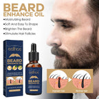EELHOE Beard Care Oil - Strengthen And Nourish Beard Roots  Moisturizing And Shine-Enhancing Beard Growth Serum For Men Hair Care Hydrating