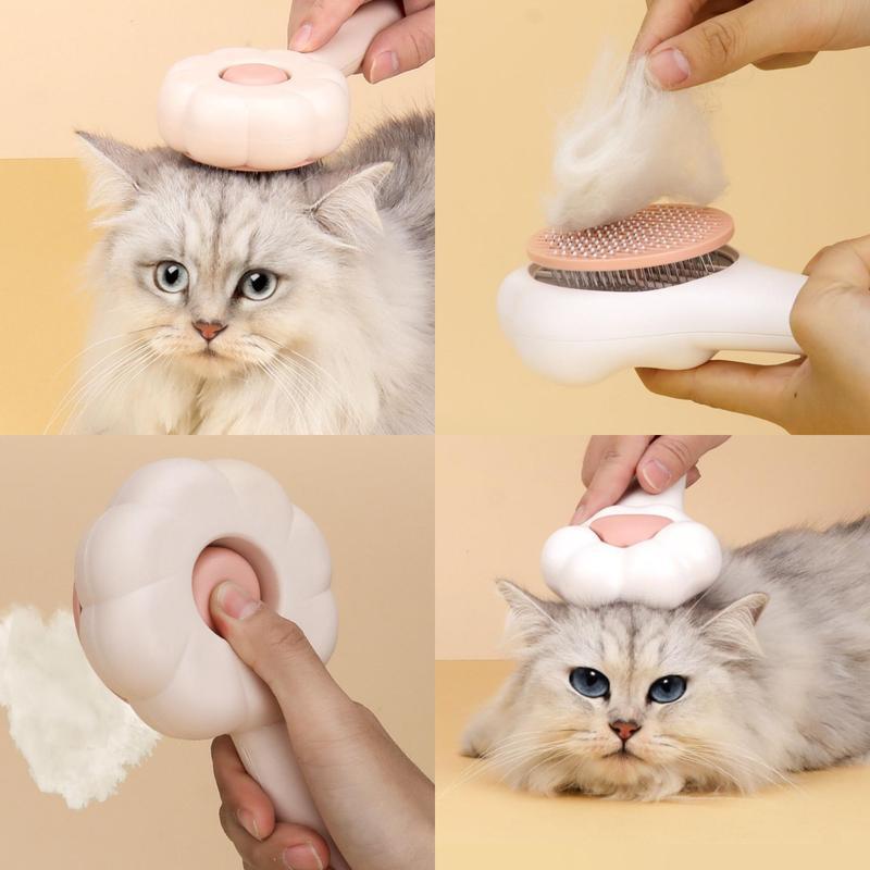 Pet Grooming Brush & Hair Remover for Dogs & Cats